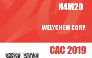 MEET WELYCHEM AT BOOTH No.N4M20 of CAC 2019 IN SHANGHAI